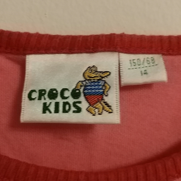 Croco Kids Pink Shirt (Size 14) - Picture 3 of 3